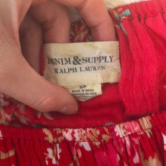 Ralph Lauren red floral top 🌹💐 - Picture 3 of 3